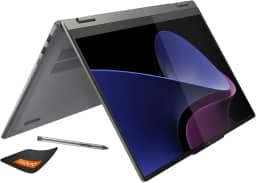 Lenovo Notebook IdeaPad Flex 5 2 em 1, tela sensível ao toque de 14 polegadas (1920 x 1200), Intel i7 150U, SSD NVMe LPDDR5 de 16 GB, Wi-Fi 6, teclado retroiluminado, impressão digital, webcam 1080p