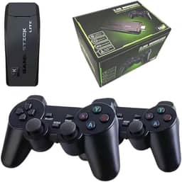 Console de Jogos Retrô 64GB, 20.000 Jogos, 2 Controles Sem Fio, HDMI, Suporte Múltiplos Emuladores