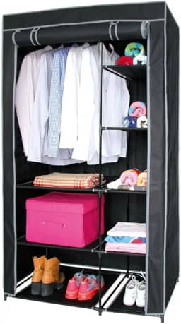 Guarda Roupa Dobrável Organizador Portátil Armário Grande