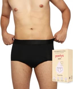 Cueca Absorvente Incontinência Moderada, Dry, Masculino, Preto