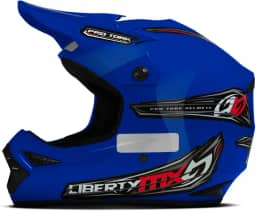 Capacete Motocross Pro Tork Liberty Mx Pro Tam. 60 Azul