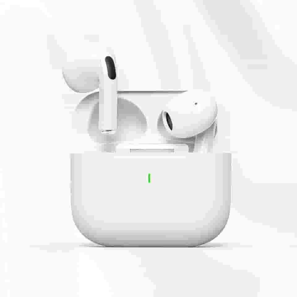 Fone De Ouvido Sem Fio Bluetooth 5.3 Compatível Todos Celulares Com Microfone e Redução de Ruído Wireless Academia Corrida Musicas Graves Potentes Controle Touch Linha Premium -