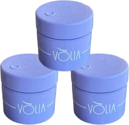 Kit 3 Potes Eco Duo Vólia 30g Refil Gel Alongamento de Unhas Nails Lilás Roxo