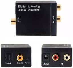 Conversor Audio Digital Analógico Home Theater Tv Game Luuk Young