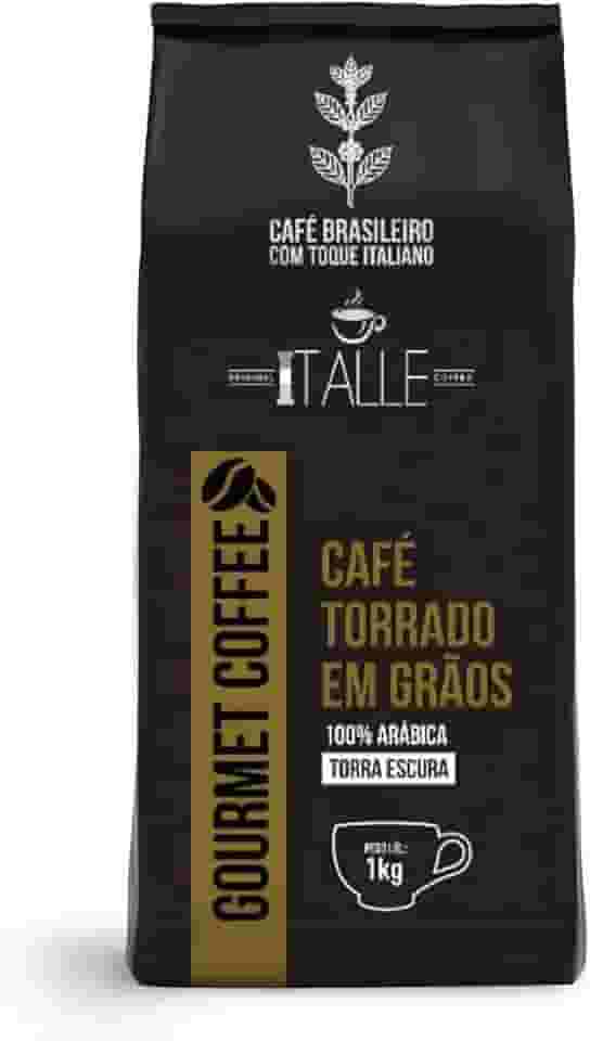 Café Torrado Arábica Em Grãos Café Italle 1kg Gourmet