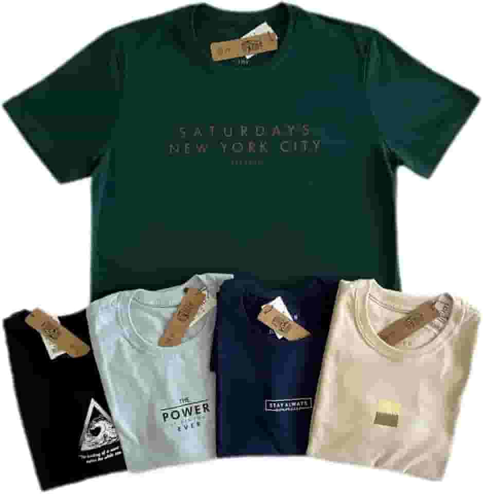 KIT 2 Camisetas masculina em algodao fio 30.1 premium, blusa camisa t-shirt estampada masculina