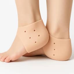 Par Protetor de Calcanhar em Silicone – Alívio de Dores no Calcanhar, Esporão e Fascite Plantar