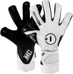 Luva De Goleiro Profissional N1 Ares Cor:White, Tamanho:9
