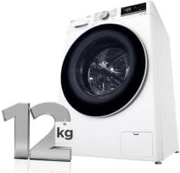 Lava e Seca Smart Lg Vc4 12kg Branca Com Inteligência Artificial Aidd Cv5012wc4a 220v