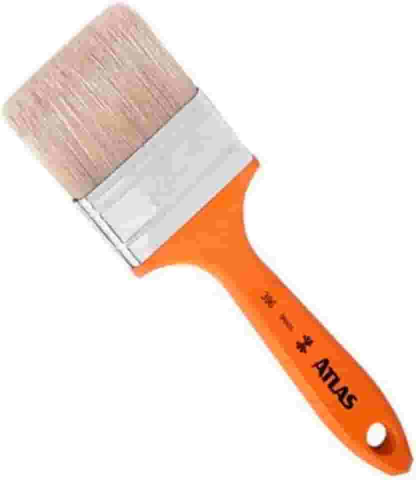 Trincha com Cerdas Brancas de 1 ½ Polegadas, Atlas.