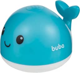 BUBA – Baleia Azul Esguicha Água Brinquedo diverção banho e pscina para bêbe e criança