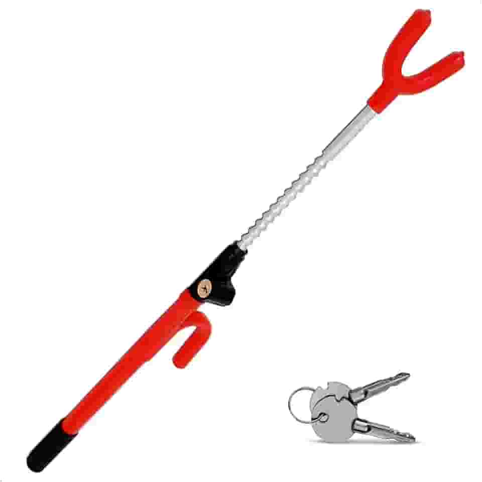 Trava para Volante Universal Anti-furto Segurança Automotiva Overvision 6018-2 - TRA-0004