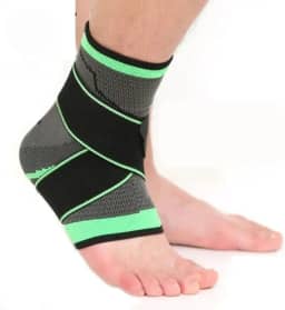 Tornozeleira Compressão Ajustável Estabilizadora Ortopédica para Entorse e Tendinite Alívio da Dor Unissex e Respirável - CORES SORTIDAS