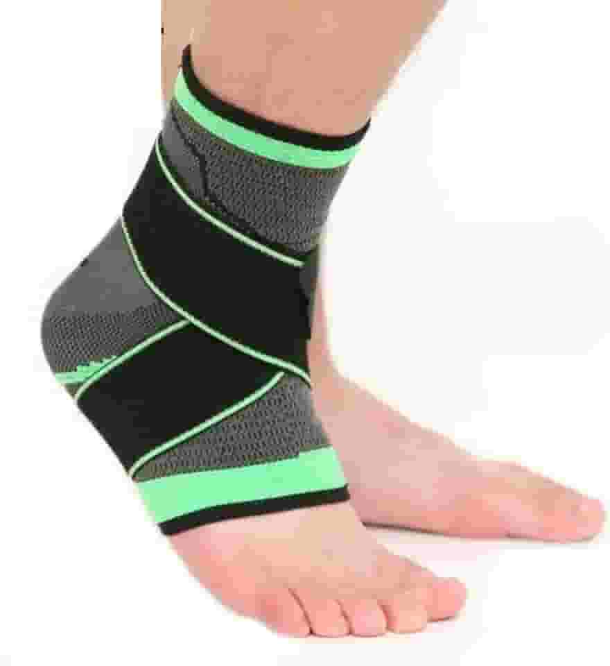Tornozeleira Compressão Ajustável Estabilizadora Ortopédica para Entorse e Tendinite Alívio da Dor Unissex e Respirável - CORES SORTIDAS