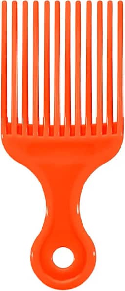 Condor, Pente Garfo, Dentes Estreitos, Dá Volume, Cabelos Crespos ou Cacheados, Multicor