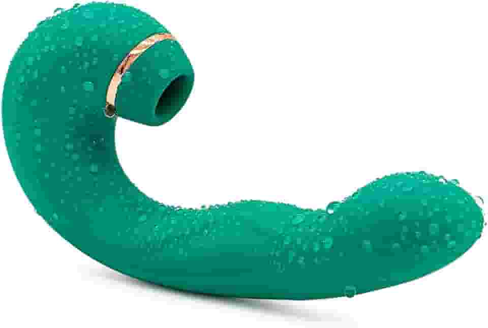 Vibrador Sugador com Língua de 9 Modos de Vibração Sucção e Lambida