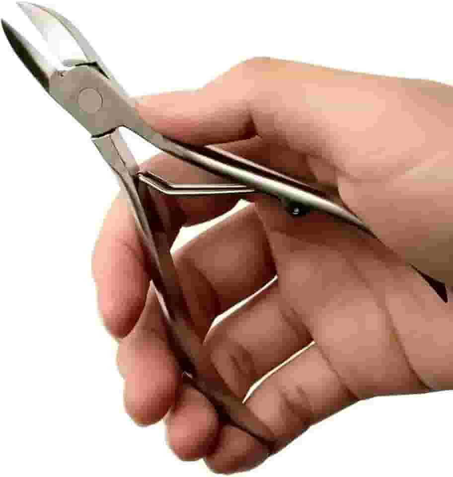 Genérico Alicate de Cortar Unha Curvo Aço Inox 10 CM