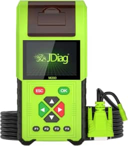 Scanner de diagnóstico de motocicleta TopDiag M200 2023 Moto Fault Code Reader Testador de bateria Ferramenta Motoscan (versão completa)