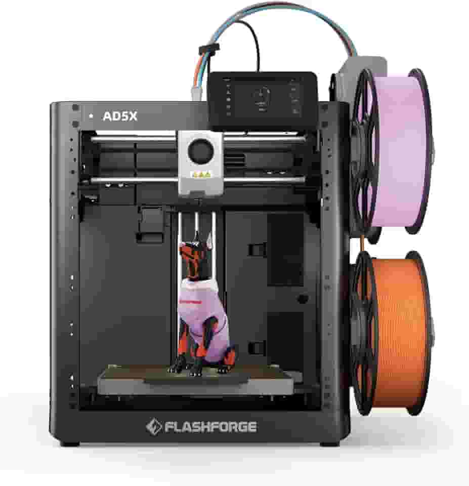 Impressora 3D multicolorida Flashforge AD5x Corexy 600mm/s com Kit de Fechamento Acrilico