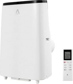Jojoka Portáteis de ar condicionado para quarto, AC portátil de 14000 BTU com controle remoto, função 4 em 1, cobertura de 750 metros quadrados, temporizador 24 horas e kit de ventilação de janela, branco