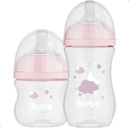 Kit Mamadeira Buba Anticólica120ml e 270ml Easy Flow Nunvem
