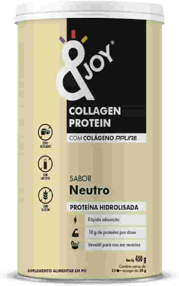 Colágeno Hidrolisado Enjoy Collagen Protein - Sabor Neutro - com Colágeno PPURE 450 G