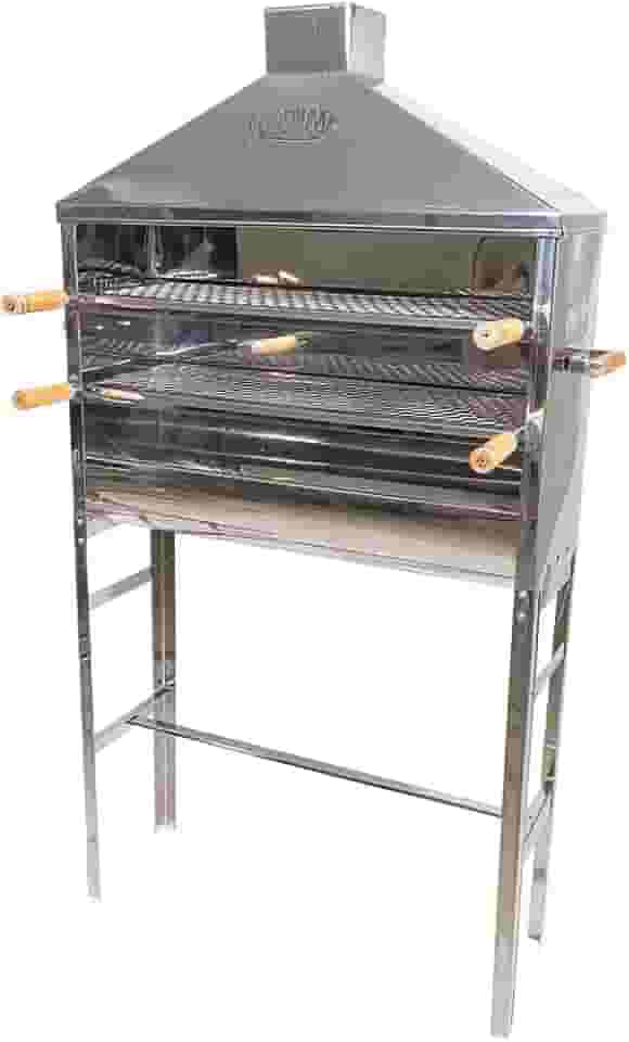 Churrasqueira Espetinho com Coifa Galvanizada, Gudim