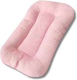 Ninho Casulinho Recém Nascido Estampado (Xadrez Rosa)