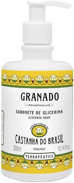 Granado Sabonete Líquido Terrapeutics, Castanha Do Brasil, Amarelo, 300ml