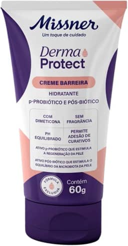 Creme Barreira Derma Protect com Bióticos 60g, Missner