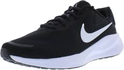 Tênis de corrida feminino Revolution 7 Road (extra largo) (FZ6829-001, preto/branco)