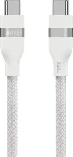 Anker Carplay Cabo para Carro, para iPhone 17/16/15 Pro Max Plus, Cabo de Carregador USB-A para USB-C Trançado Sustentável para Samsung Note20 e mais (0.9m, Preto).