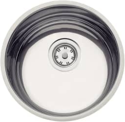 Cuba de embutir Tramontina Basic 30 BL em Aço Inox Natural Ø 30cm
