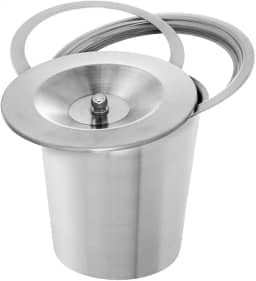 Cesto Lixeira Pia Cozinha Embutir 5 L Inox 304 Não Enferruja