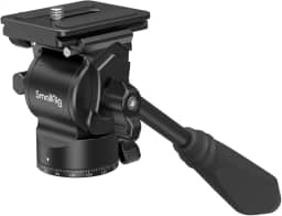SmallRig CH10 Cabeça fluida de tripé, cabeça inclinável panorâmica com placa de liberação rápida para Arca Swiss para câmeras de vídeo compactas e câmeras DSLR -3259B
