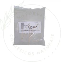 Argila em pó 500g Clareadora Branca Ervas e Raízes Pura