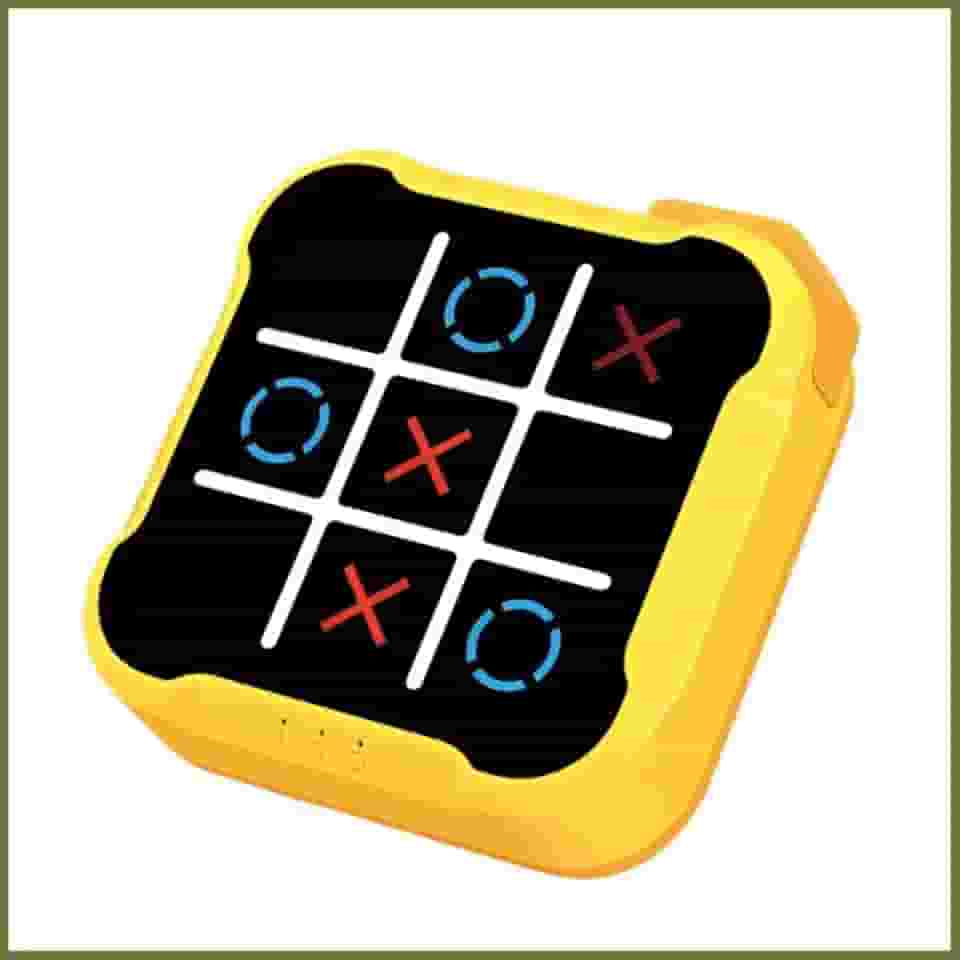 Jogo Da Velha Eletrônico Tic Tac Toe Touchscreen Com Luzes e Sons 3 Modos Interativos Brinquedo Educativo Infantil Compacto e Portatil Console Jogo da Memória