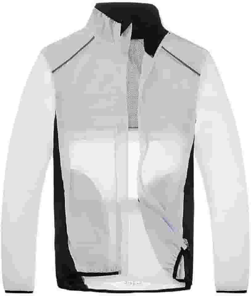 Jaqueta Corta Vento Refletivo Bolso Invisível Ciclismo Bike