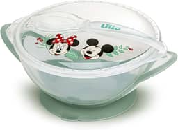Prato Bowl com Ventosa e Colher Disney