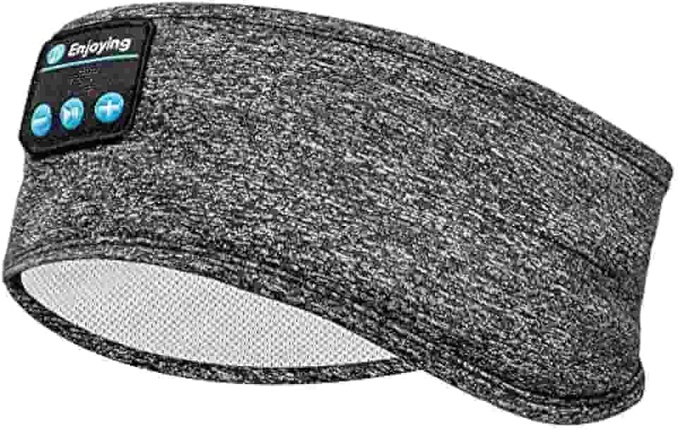 Navly Faixa de cabeça Bluetooth - Fones de ouvido sem fio com alto-falantes finos, para dormir, corrida e ioga - Presente para homens e mulheres