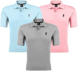 Kit 03 Camisas Gola Polo Marine