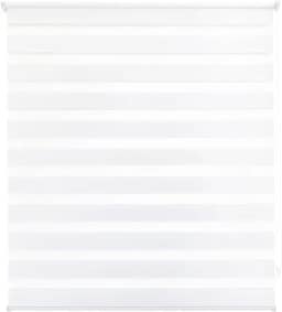 Zebra Persiana Rolo Dupla 120x160cm Branca Evolux