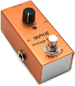 SAPHUE Pedal De Efeitos Guitarra Phaser Vintage, Botão Velocidade, Pedais Efeito Com Estrutura Metal Aço, Mini Interruptor Bypass Verdadeiro Dc 9V Tipo Único Para Kit Elétrico Múltiplo