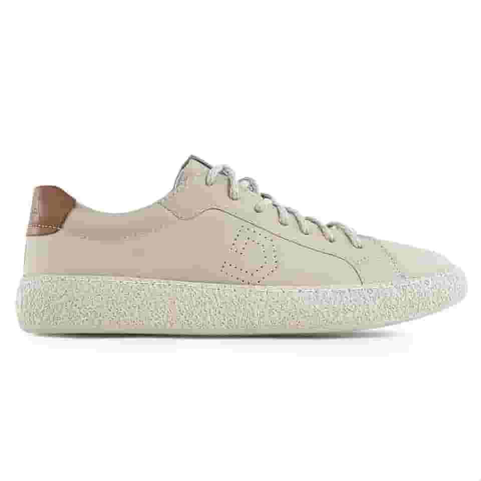 Sapatênis Democrata Denim Bora masculino Creme