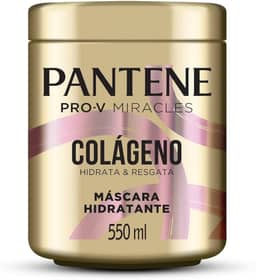 Pantene Máscara de Nutrição e Hidratação para Cabelo - Hidrata e Resgata com Colágeno, Pró-Vitamina B5 e Biotina, Livre de Óleo Mineral e Parabenos, 550ml