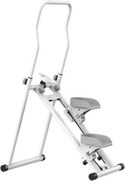 Stepper Dobrável e Portátil com Guidão e Display Digital para Exercícios Físicos