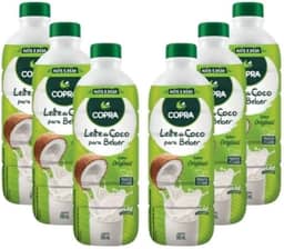 Copra Leite de Coco Pronto Para Beber 900 Ml - KIT 6 UNIDADES