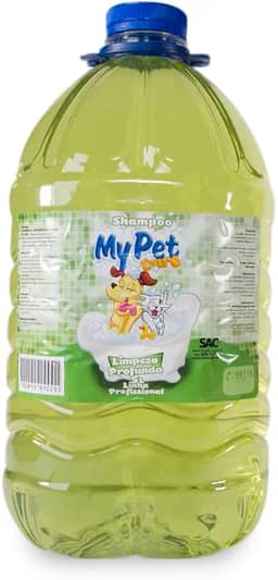 MY PET BRASIL Shampoo Para Cachorros Modelo Limpeza Profunda Shampoo Profissional Pet Banho E Tosa Galão De 5 Litros