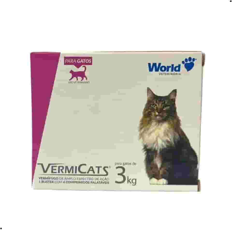 Vermicats 600 mg Cartucho 4 COMPRIMIDOS