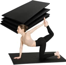 Colchonete de Exercícios Colchonete de Espuma Alta Densidade 3cm | 90x40cm | Impermeável, Dobrável e Resistente | Treino Funcional, Pilates, Yoga, Fitness em Casa ou Academia Tapete Fitness Compacto e Portátil ASIN